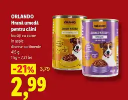 Lidl ORLANDO Hrană umedă pentru câini Ofertă