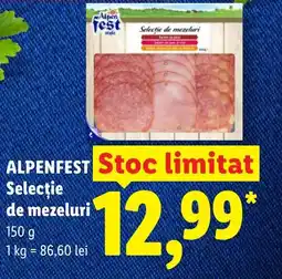 Lidl ALPENFEST Selecţie de mezeluri Ofertă