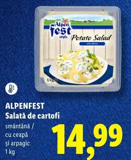Lidl ALPENFEST Salată de cartofi Ofertă