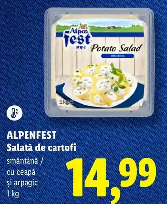 Lidl ALPENFEST Salată de cartofi Ofertă