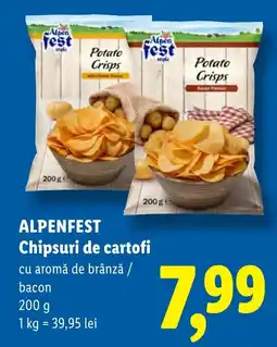 Lidl ALPENFEST Chipsuri de cartofi Ofertă