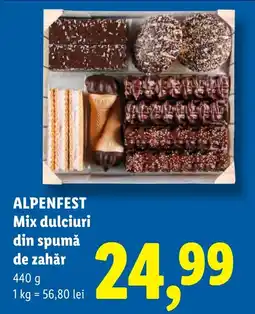 Lidl ALPENFEST Mix dulciuri din spumă de zahăr Ofertă