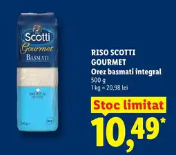 Lidl RISO SCOTTI GOURMET Orez basmati integral Ofertă