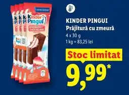 Lidl KINDER PINGUI Prăjitură cu zmeură Ofertă