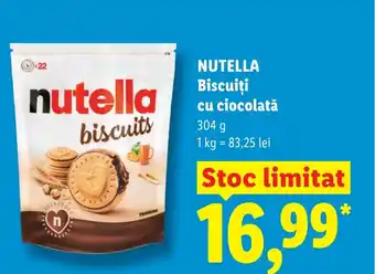 Lidl NUTELLA Biscuiţi cu ciocolată Ofertă