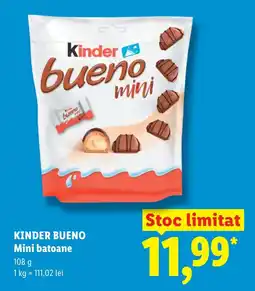 Lidl KINDER BUENO Mini batoane Ofertă