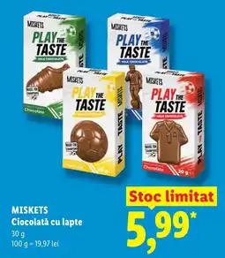 Lidl MISKETS Ciocolată cu lapte Ofertă