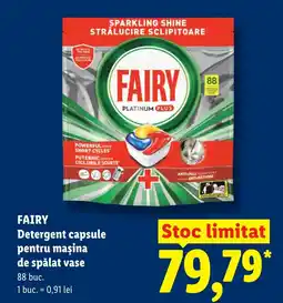Lidl FAIRY Detergent capsule pentru mașina de spălat vase Ofertă