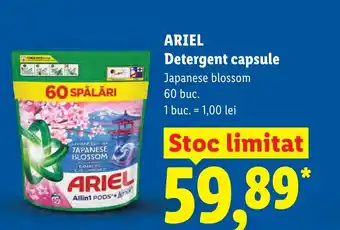 Lidl ARIEL Detergent capsule Ofertă