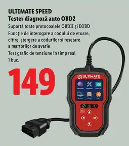 Lidl ULTIMATE SPEED Tester diagnoză auto OBD2 Ofertă
