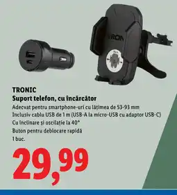 Lidl TRONIC Suport telefon, cu încărcător Ofertă