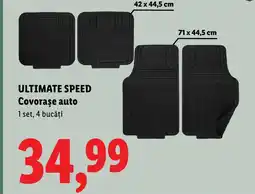 Lidl ULTIMATE SPEED Covorase auto Ofertă