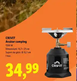 Lidl CRIVIT Arzător camping Ofertă