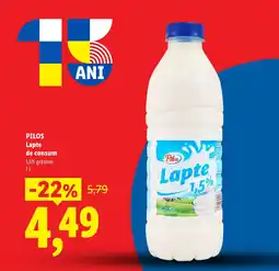 Lidl PILOS Lapte de consum Ofertă