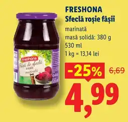 Lidl FRESHONA Sfeclă roşie fâşii Ofertă