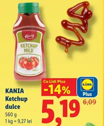 Lidl KANIA Ketchup dulce Ofertă