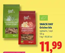 Lidl SNACK DAY Grisine bio Ofertă