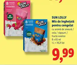 Lidl SUN LOLLY Mix de îngheţată pentru congelat Ofertă