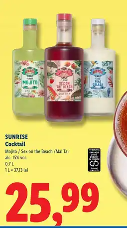 Lidl SUNRISE Cocktail Ofertă