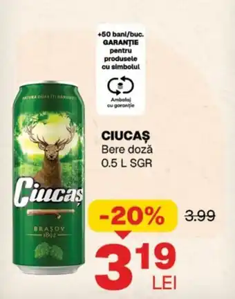 CIUCAŞ Bere dozǎ