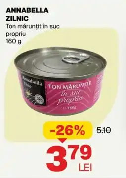 Annabella ANNABELLA ZILNIC Ton mărunţit în suc propriu Ofertă