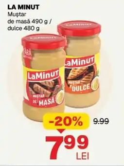 Annabella LA MINUT Muştar de masă/dulce Ofertă