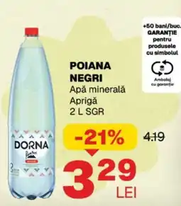 Annabella POIANA NEGRI Apă minerală Aprigǎ Ofertă