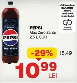Annabella PEPSI Max Zero Zahăr Ofertă