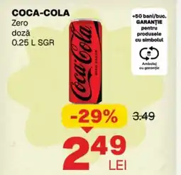 Annabella COCA-COLA Zero doză Ofertă