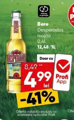 PROFI Bere Desperados mojito Ofertă