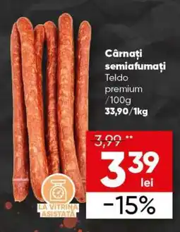 PROFI Cârnați semiafumați Teldo premium Ofertă