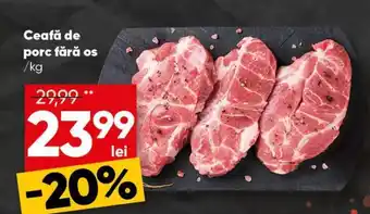PROFI Ceafă de porc fără os Ofertă