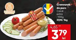 PROFI Crenvurști de porc Ofertă