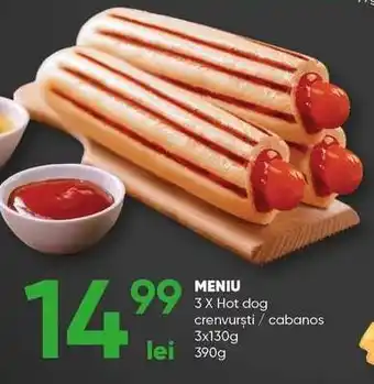 PROFI MENIU 3 X Hot dog Ofertă