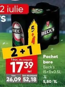 PROFI Pachet bere Beck's Ofertă