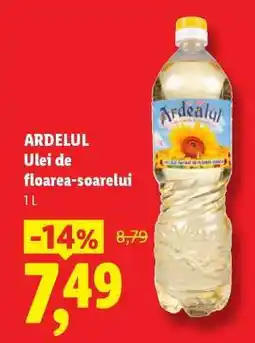 Lidl ARDELUL Ulei de floarea-soarelui 1L Ofertă
