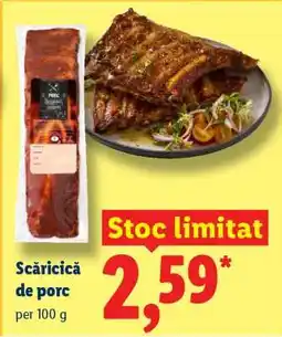 Lidl Scăricică de porc Ofertă