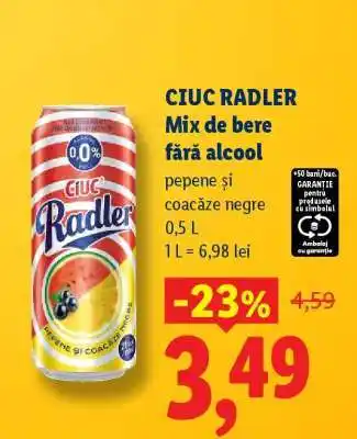 Lidl CIUC RADLER Ofertă