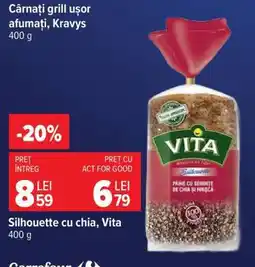 Carrefour Silhouette cu chia, Vita Ofertă