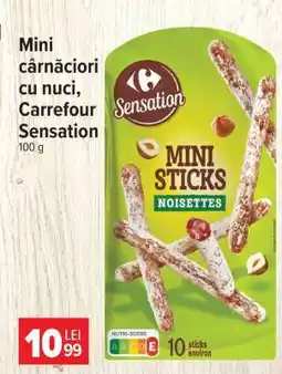 Carrefour Mini cârnăciori cu nuci Carrefour Sensation Ofertă