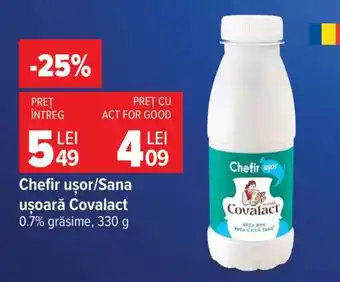 Carrefour Chefir ușor/Sana ușoară Covalact Ofertă