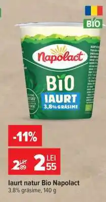 Carrefour Iaurt natur Bio Napolact Ofertă