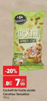 Carrefour Cocktail de fructe uscate Carrefour Sensation Ofertă