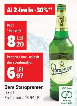 Carrefour Bere Staropramen Ofertă