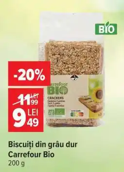 Carrefour Biscuiți din grâu dur Carrefour Bio Ofertă
