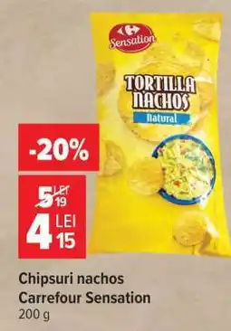 Carrefour Chipsuri nachos Carrefour Sensation Ofertă