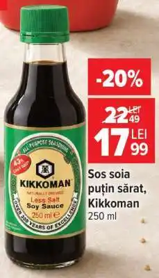 Carrefour Sos soia puțin sărat Kikkoman Ofertă