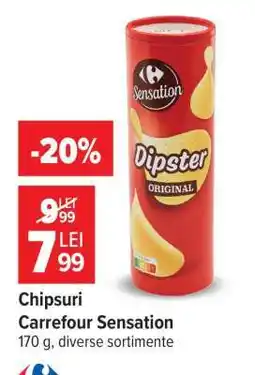 Carrefour Chipsuri, Carrefour Sensation Ofertă