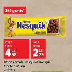Carrefour Baton cereale Nesquik/Chocapic/Cini Minis/Lion Ofertă