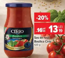 Carrefour Sos de roșii Basilico Cirio Ofertă